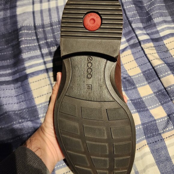 ECCO Brown Leather Chukka Boots Size 41 - Picture 2 of 7